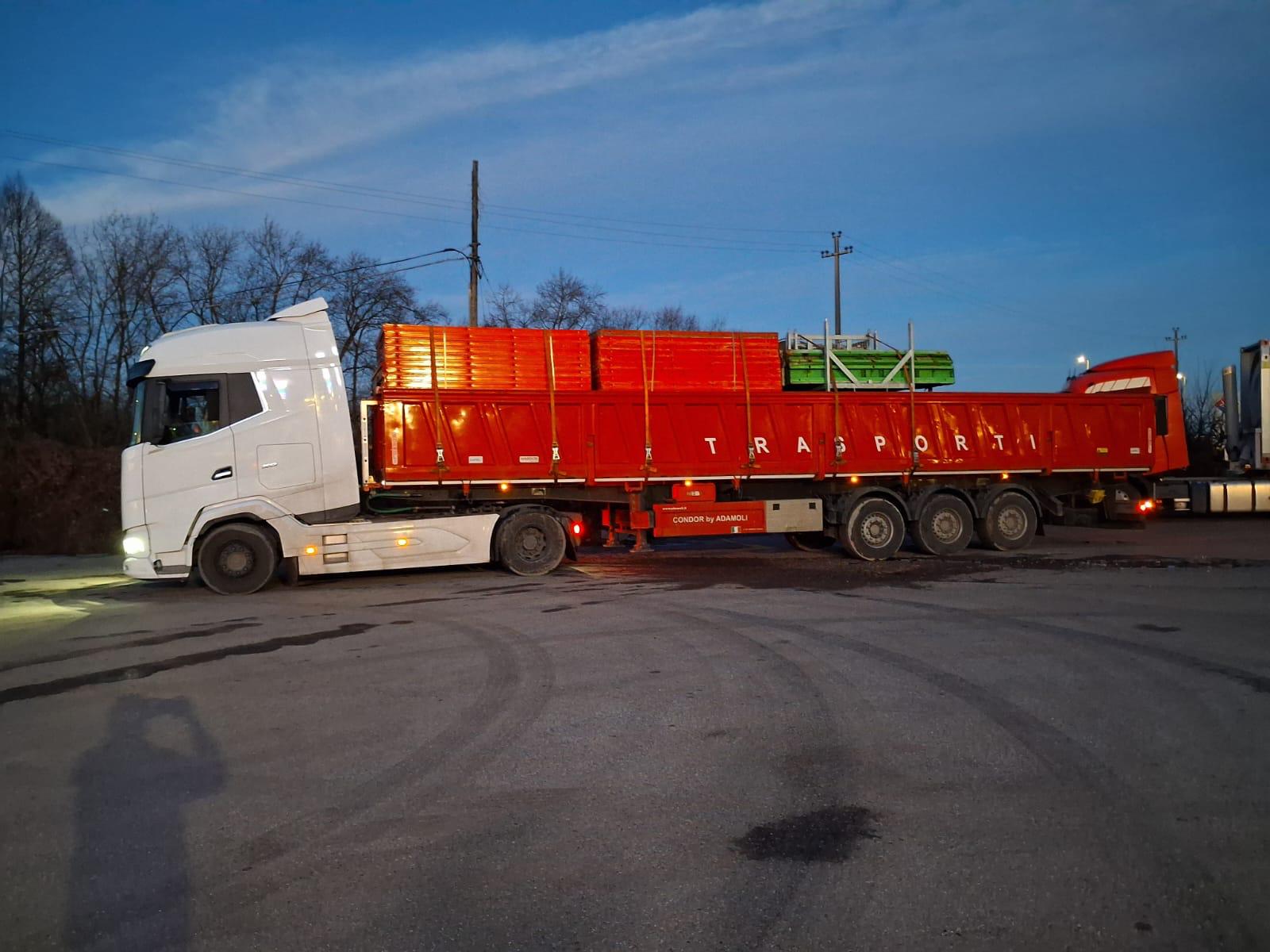Mezzo Brixia per trasporti internazionali
